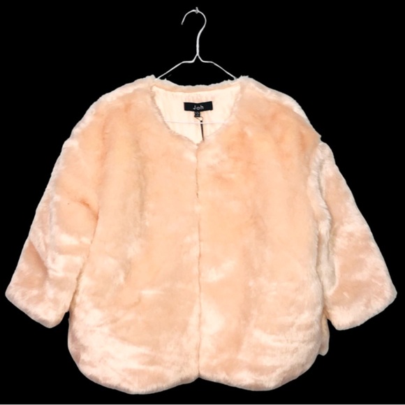 NWT_Women's Blush Formal Faux Fur Jacket__NWT - Picture 3 of 9